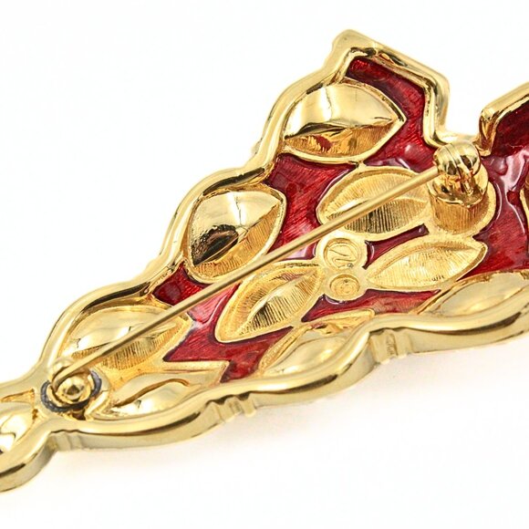 Grandeur SWAROVSKI Limited Edition 1996 Christmas Tree Holiday Brooch Pin - Picture 10 of 12